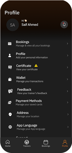 Mobile screen 4